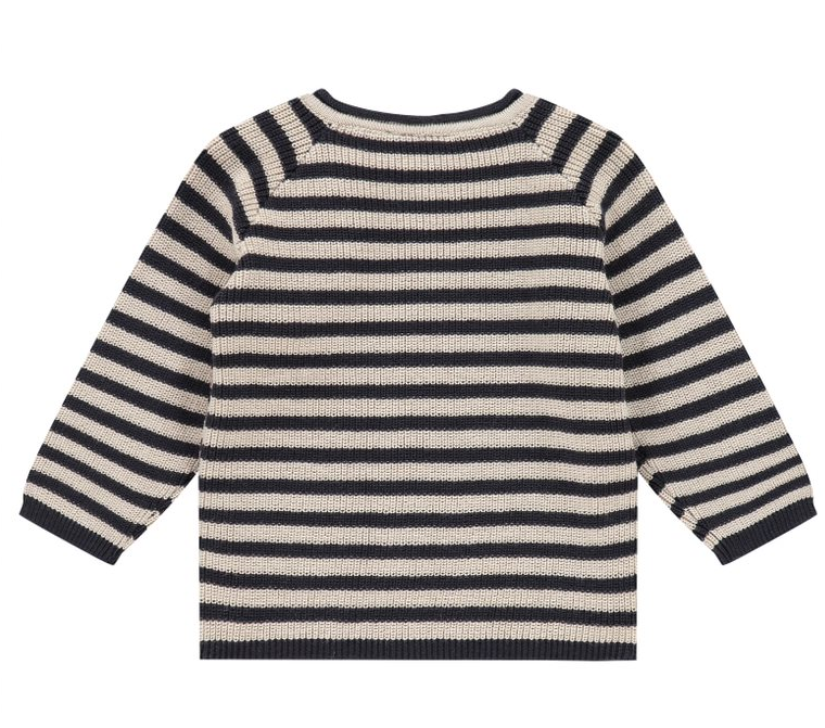 Baby Boy Pullover | Navy Stripe