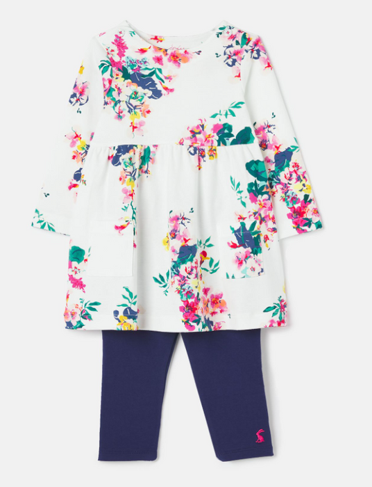 Christina Dress Set | Chat White Floral