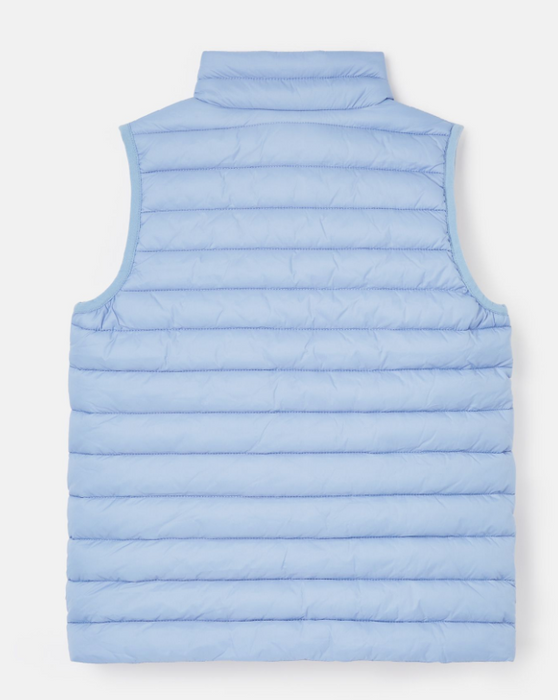 Packable Vest | Haze Blue Color Block