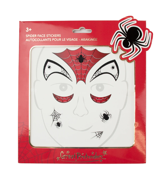 Spider Face Stickers