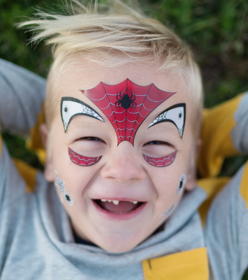 Spider Face Stickers