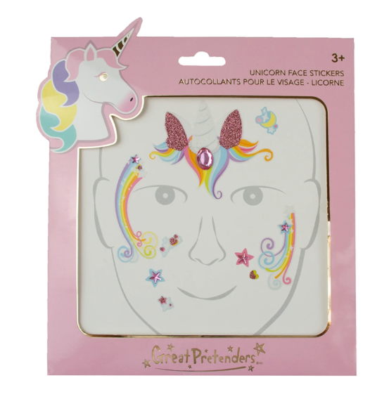 Unicorn Fairy Face Stickers