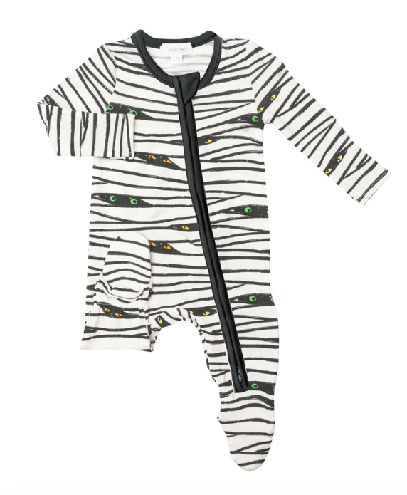 Bamboo Zipper Footie | Mummy