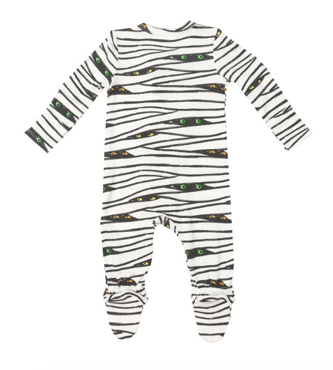 Bamboo Zipper Footie | Mummy