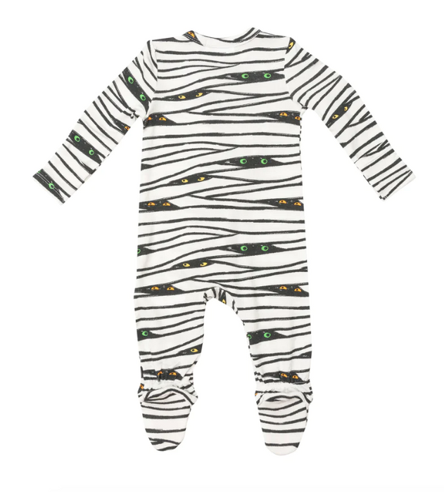 Bamboo Zipper Footie | Mummy
