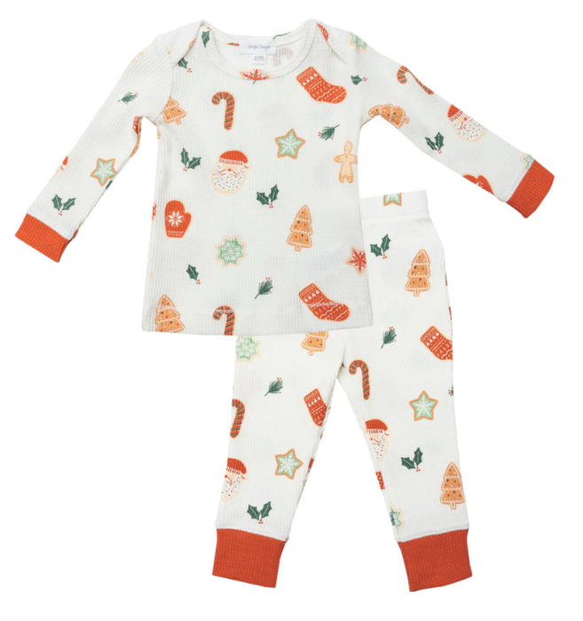 Waffle Bamboo Lounge Wear Set | Cookies