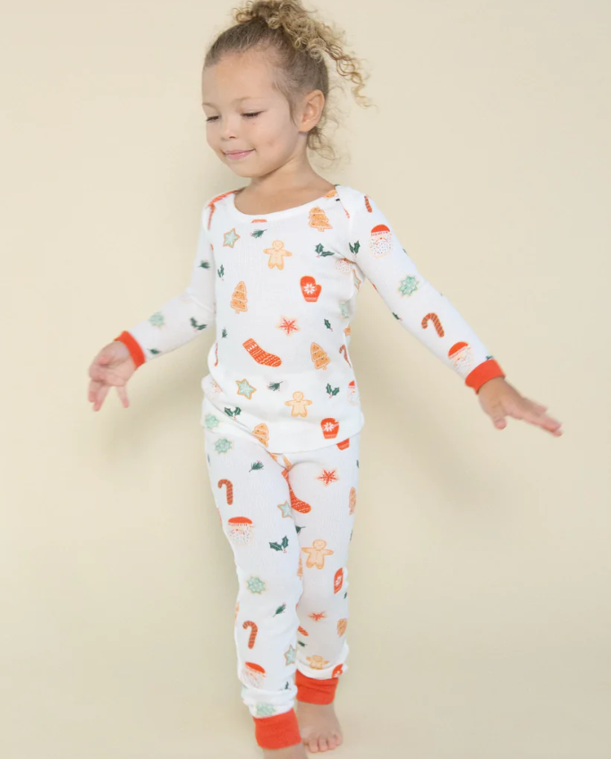 Waffle Bamboo Lounge Wear Set | Cookies