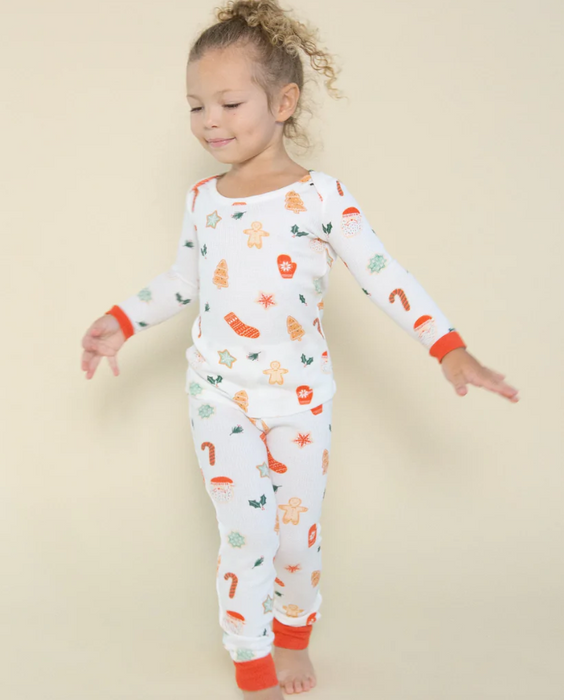 Waffle Bamboo Lounge Wear Set | Cookies