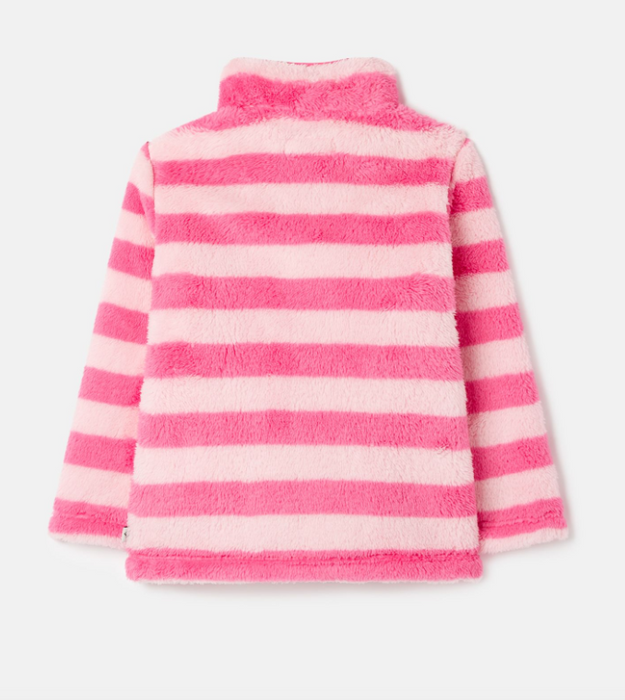Merridie Fleece Pullover | Pink Stripe