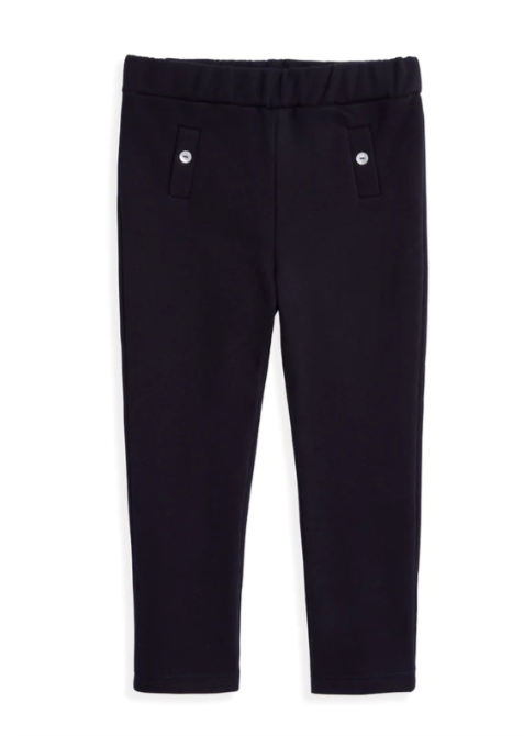 Faux Pocket Leggings | Navy