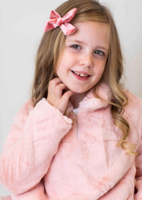 Fuzzy Pullover | Lt Pink
