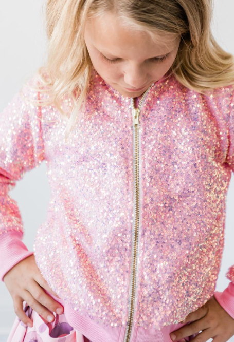 Bubblegum Sequin Jacket