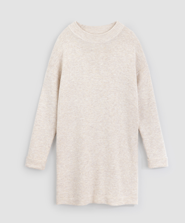 Sweater Dress | Heather Beige
