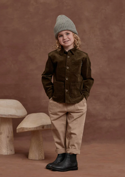 Long Sleeve Collared Shirt | Army