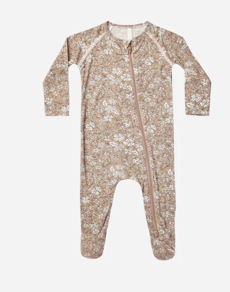 Footie Pajamas | Soft Floral