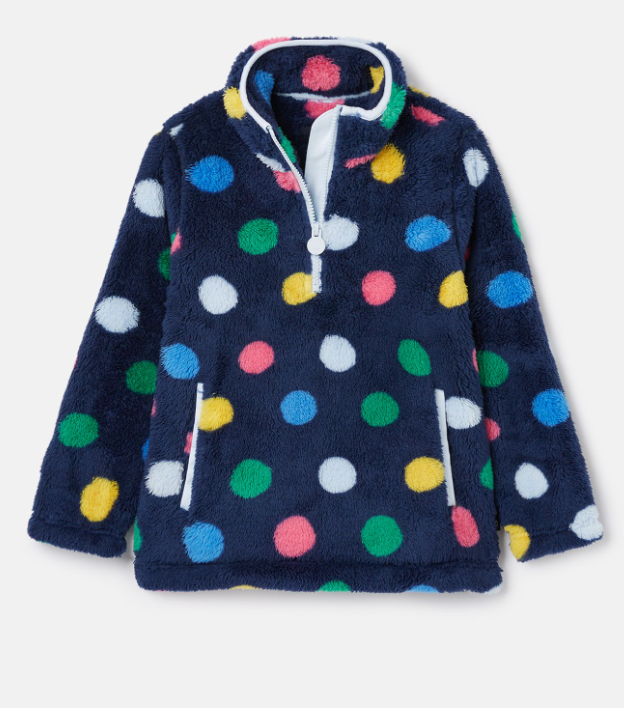 Merridie Fleece | Navy Spot