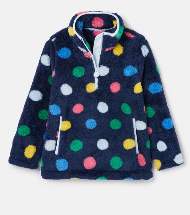Merridie Fleece | Navy Spot