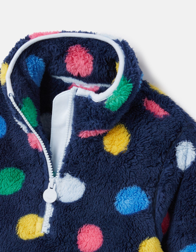 Merridie Fleece | Navy Spot