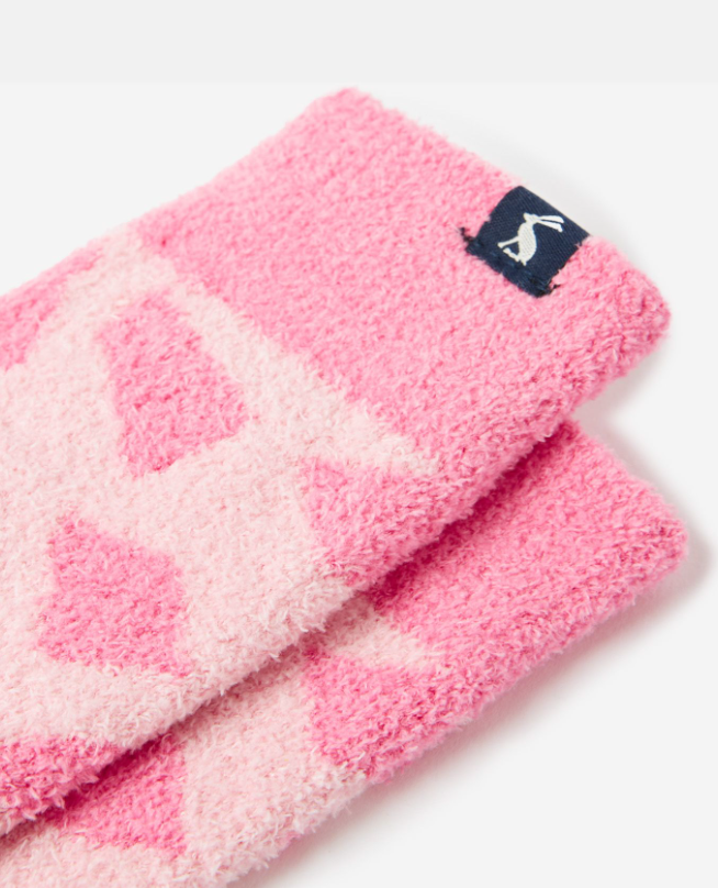Fluffy Socks | Pink Giraffe