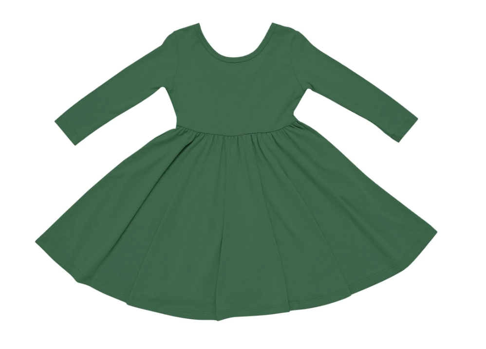 Kyte Long Sleeve Twirl Dress | Hunter