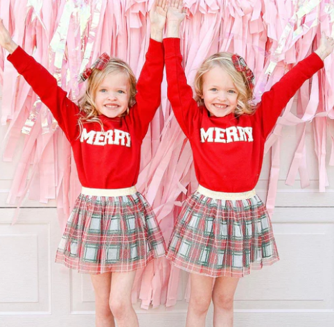 Christmas Plaid Tutu