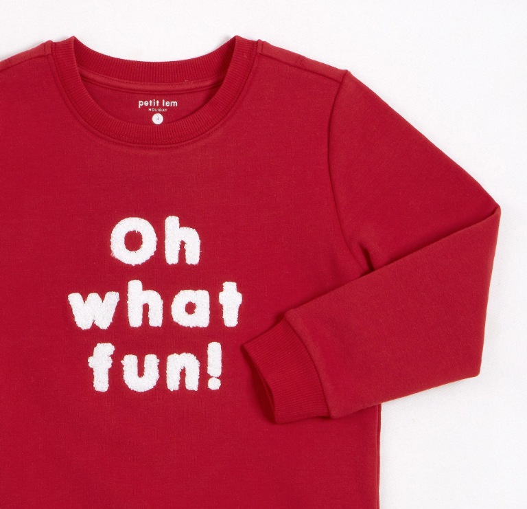 Oh What Fun Sweatshirt | Rudy Red