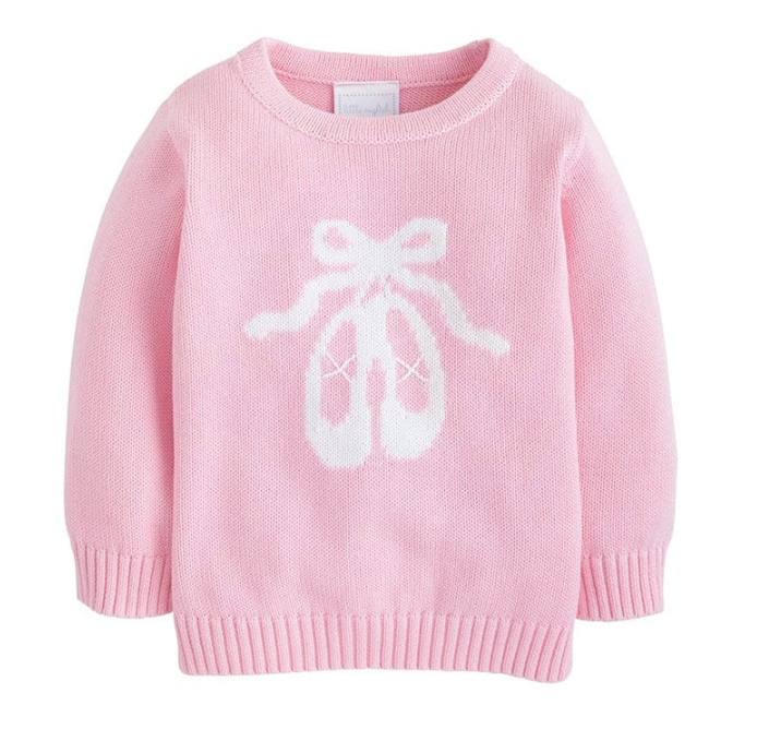 Ballet Intarsia Sweater | Pink
