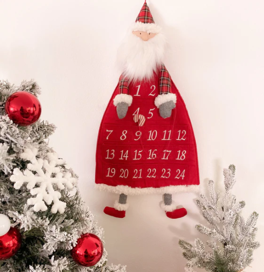 Tartan Santa Advent Calendar