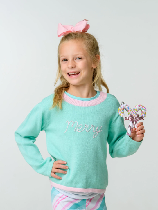 Stella Sweater | Mint Merry