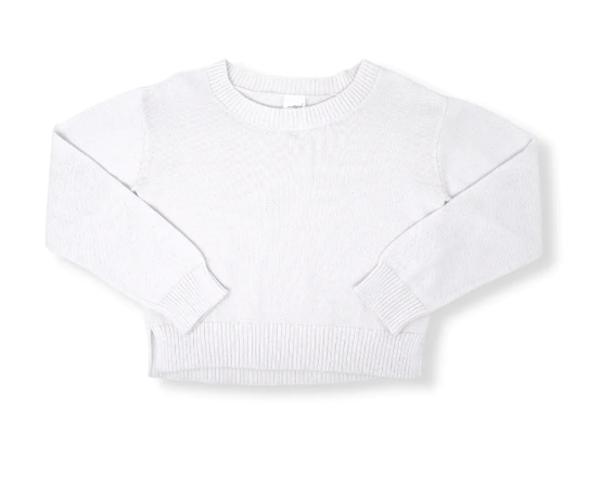 Stella Sweater | White