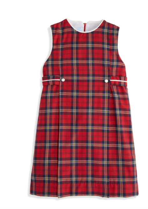 Side Tab Dress | Riley Tartan