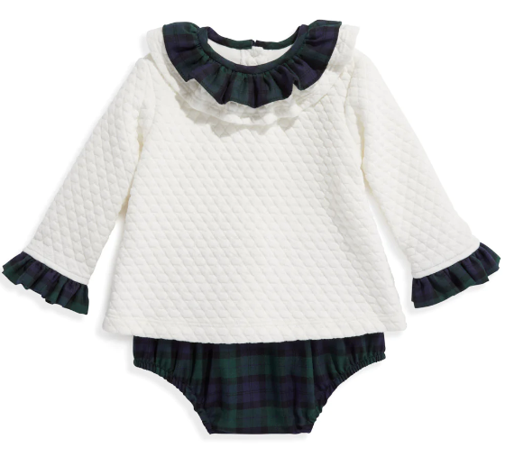 Georgina Bloomer Set | Ivory w/Melbourne Plaid
