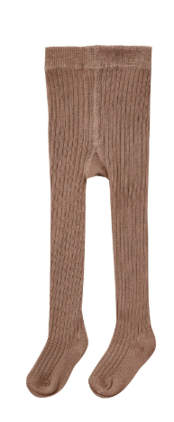 Ribbed Tights | Mocha