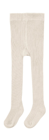 Ribbed Tights | Cream