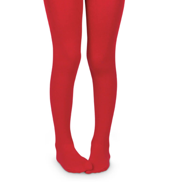 Jefferies Socks Pima Cotton Red Tights 1 Pair (1505)