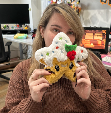 Snacker Comfort Food Christmas Star Cookie