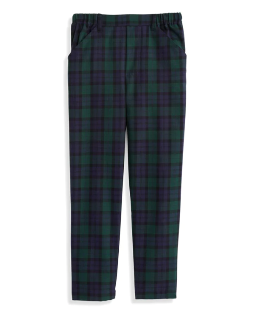 Plaid Faux Zip Pant | Melbourne Plaid