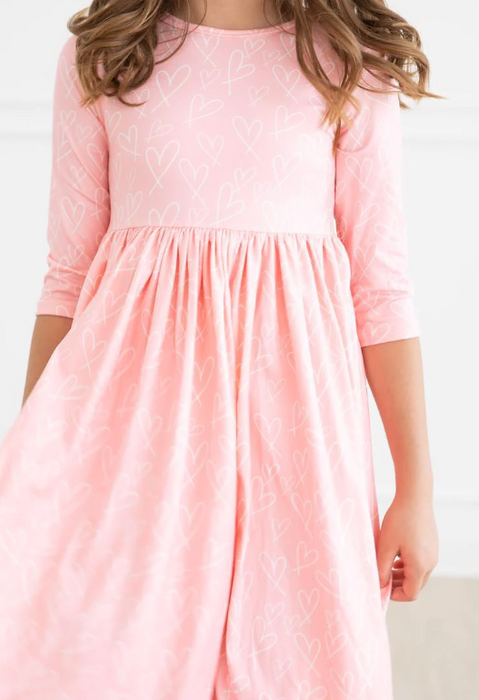 Feeling Pink Twirl Dress
