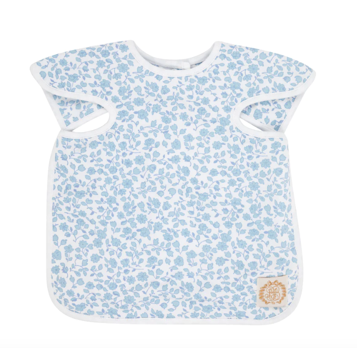 Big Bite Bib | Greenbriar Garden/Worth Avenue White