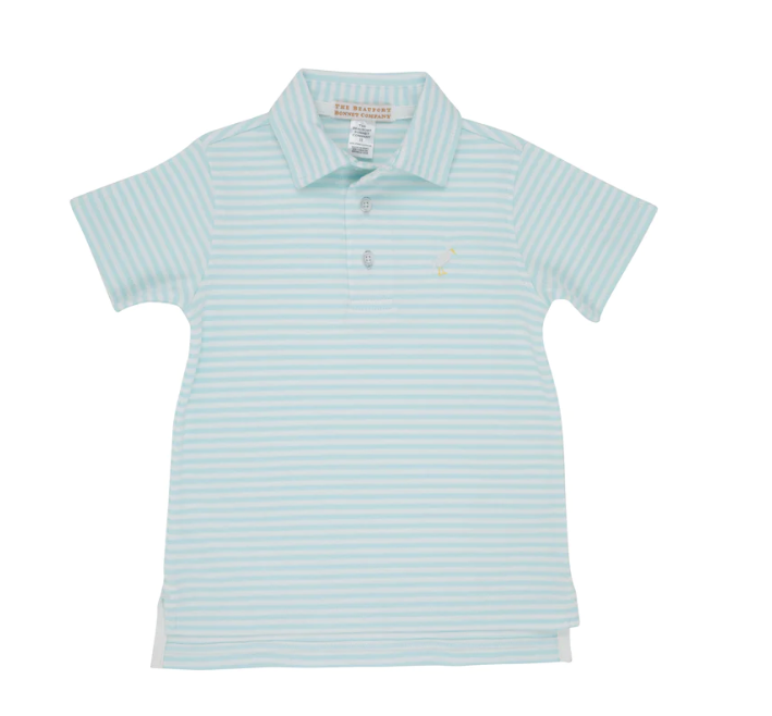 Prim & Proper Polo | Sea Island Seafoam