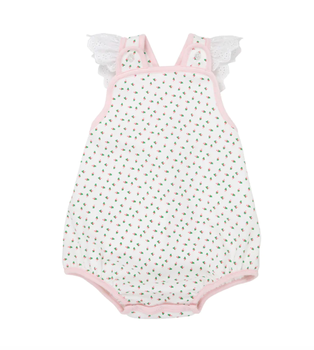 Saylor Sunsuit Pima | Port Royal Rosebud/Palm Beach Pink