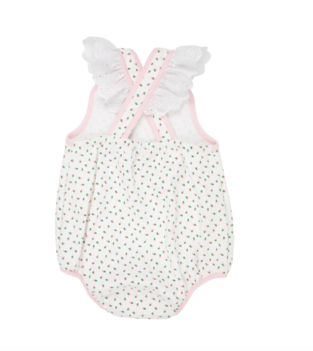 Saylor Sunsuit Pima | Port Royal Rosebud/Palm Beach Pink