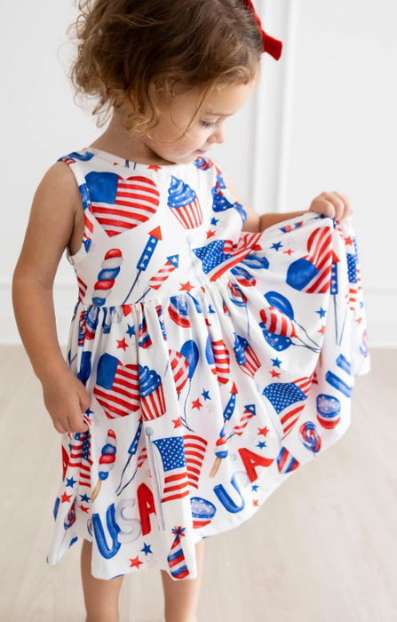 Party in USA Tank Twirl Dress