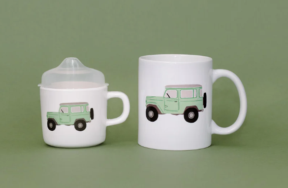Vintage Truck Two of a Kind Cup Set