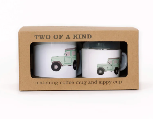 Vintage Truck Two of a Kind Cup Set