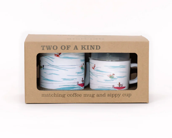 Water Skiers Two of a Kind Cup Set