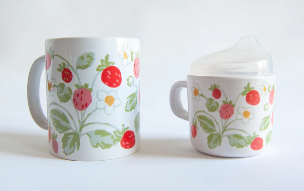 Strawberry Mama & Me Cup Set