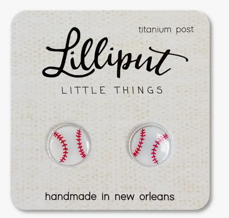 Baseball Earrings