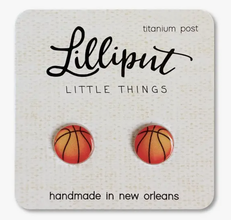 Basketball Earrings