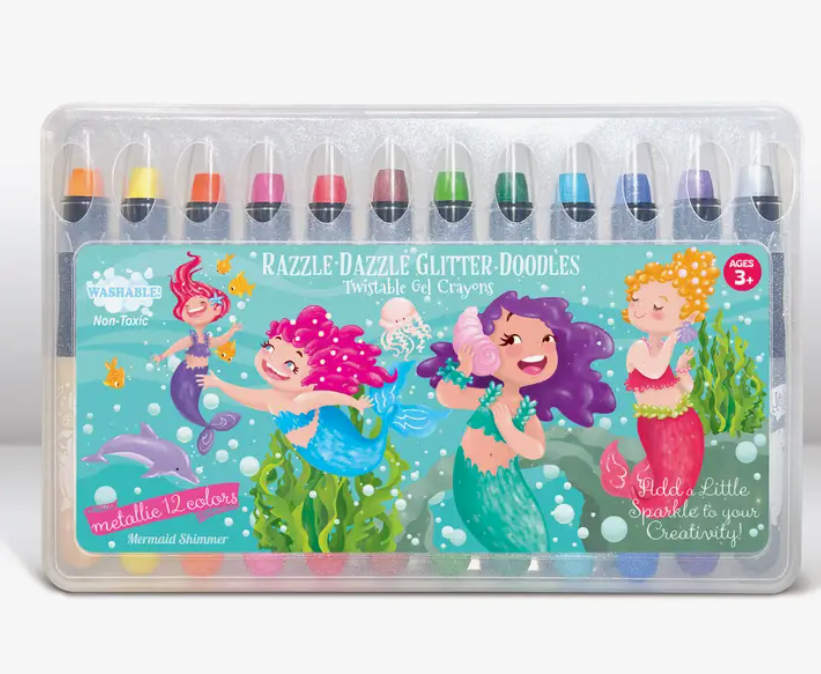Glitter Gel Crayons | Mermaid Shimmer